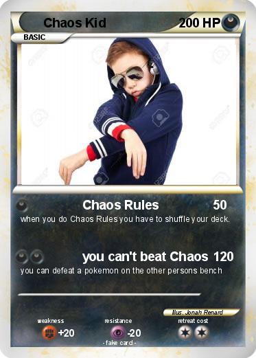 Pokemon Chaos Kid