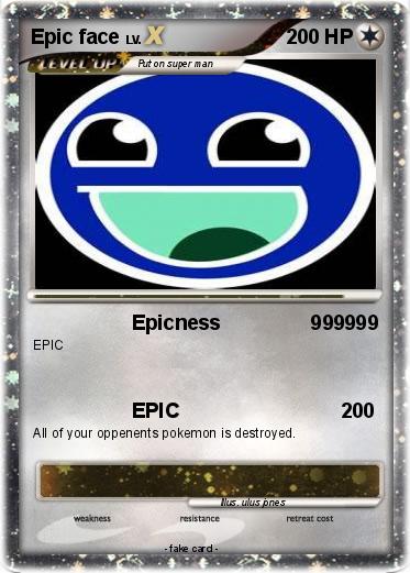 Pokemon Epic face