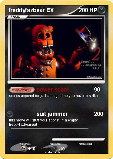 Pokemon freddyfazbear EX