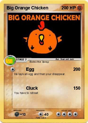 Pokemon Big Orange Chicken