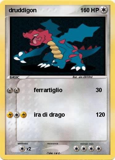 Pokemon druddigon
