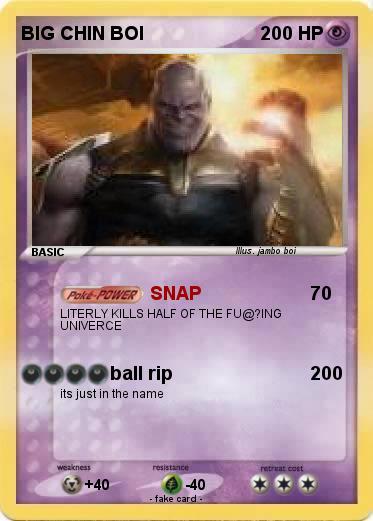 Pokemon BIG CHIN BOI