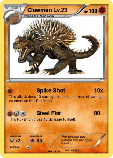 Pokemon Clawmen Lv.23
