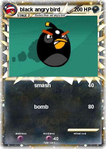 Pokemon black angry bird