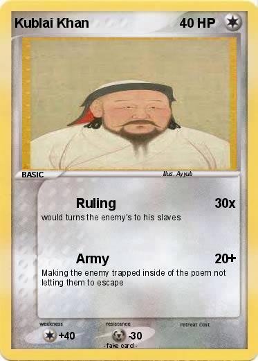 Pokemon Kublai Khan