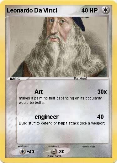 Pokemon Leonardo Da Vinci