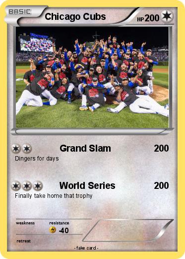 Pokemon Chicago Cubs