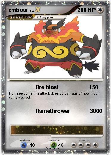 Pokemon emboar