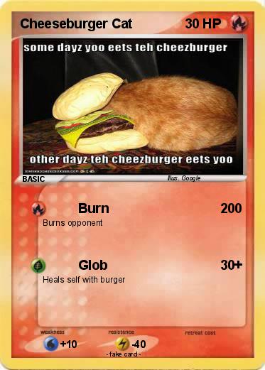 Pokemon Cheeseburger Cat