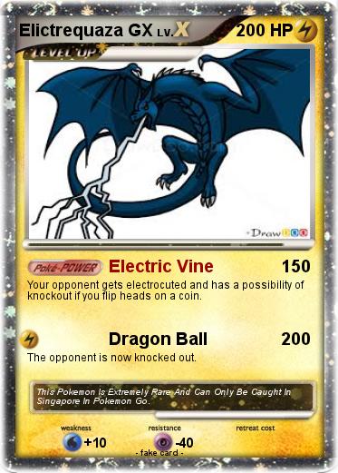 Pokemon Elictrequaza GX