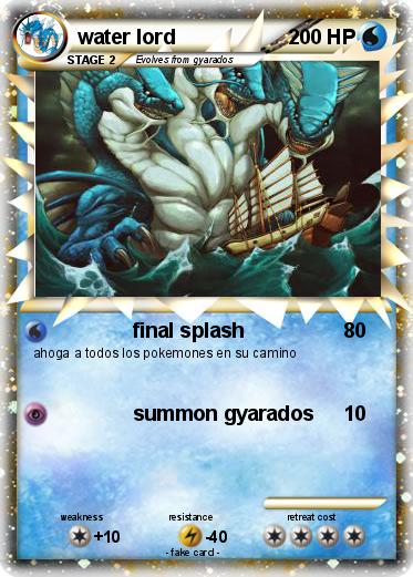 Pokemon water lord