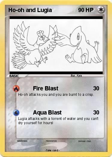 Pokemon Ho-oh and Lugia