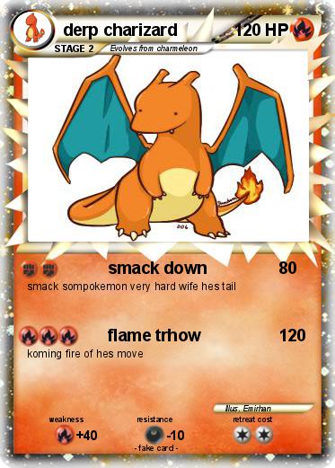 Pokemon derp charizard