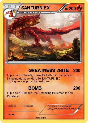 Pokemon SANTURN EX