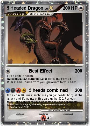 Pokemon 5 Headed Dragon