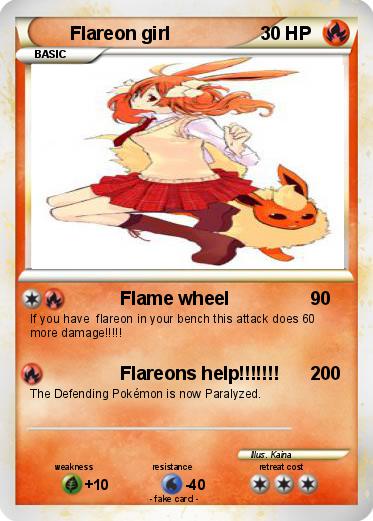 Pokemon Flareon girl