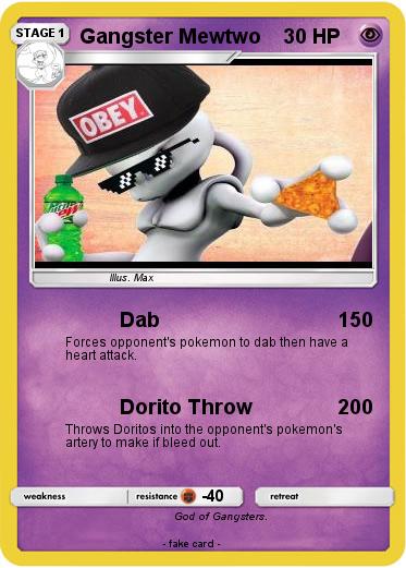Pokemon Gangster Mewtwo