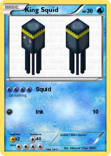 Pokemon King Squid