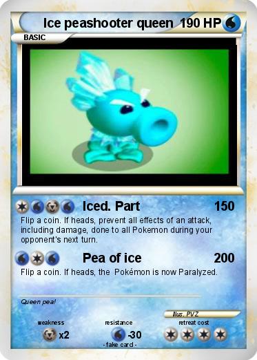 Pokemon Ice peashooter queen