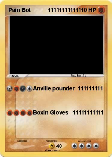 Pokemon Pain Bot           11111111111
