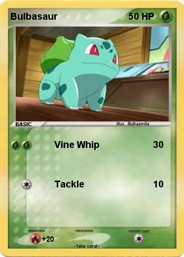 Pokemon Bulbasaur