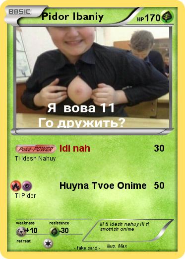 Pokemon Pidor Ibaniy