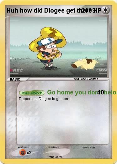 Pokemon Huh how did Diogee get there?