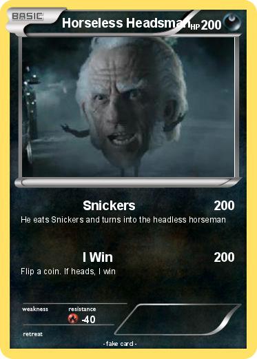 Pokemon Horseless Headsman