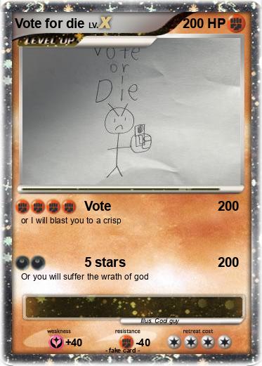 Pokemon Vote for die