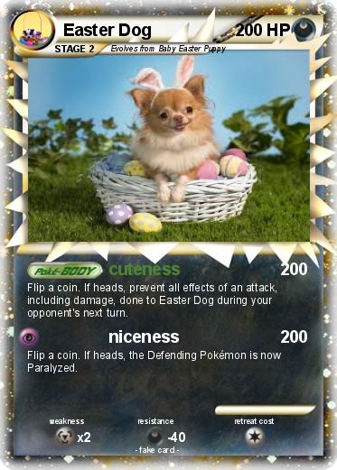 Pokemon Easter Dog