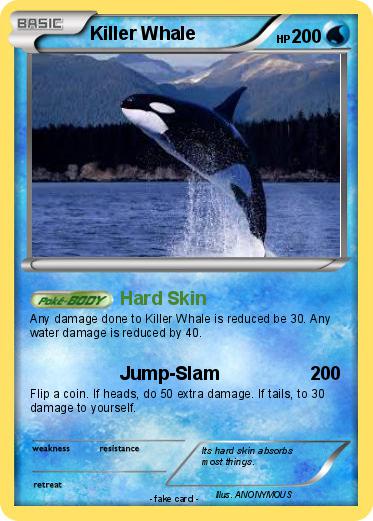 Pokemon Killer Whale
