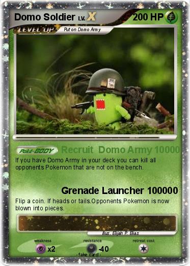 Pokemon Domo Soldier