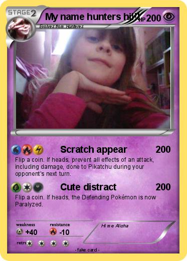 Pokemon My name hunters hi!!!