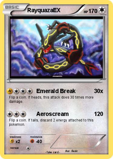 Pokemon RayquazaEX