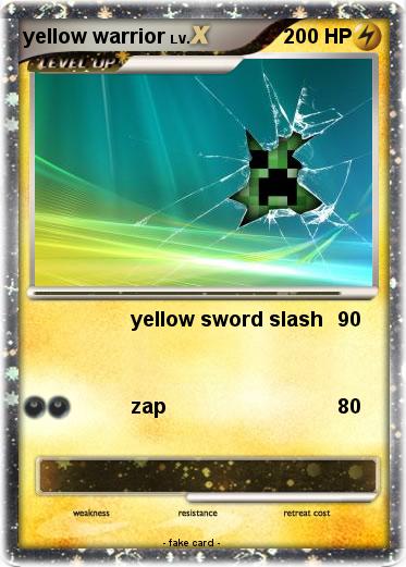 Pokemon yellow warrior