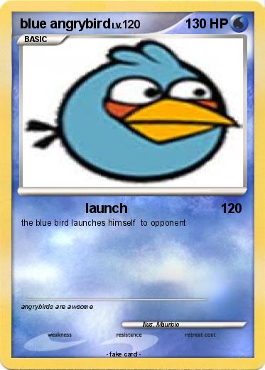 Pokemon blue angrybird