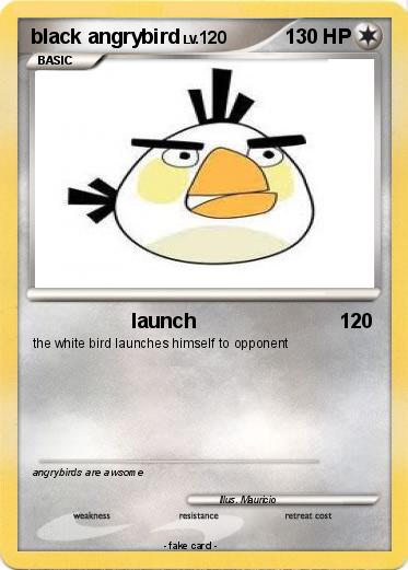 Pokemon black angrybird