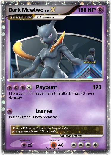 Pokemon Dark Mewtwo