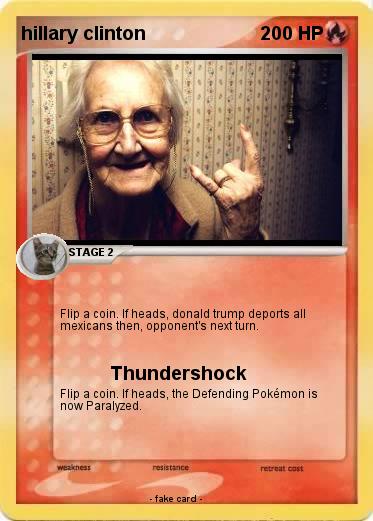 Pokemon hillary clinton