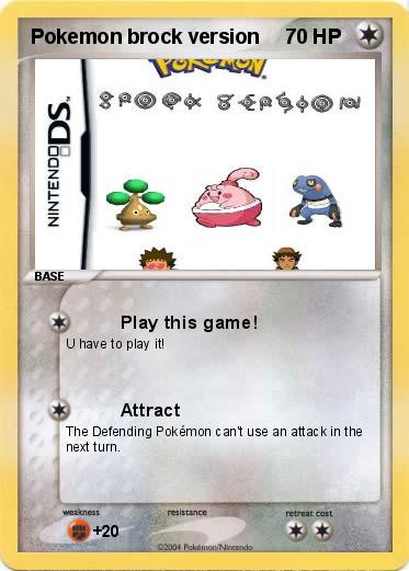 Pokemon Pokemon brock version
