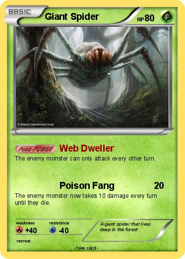 Pokemon Giant Spider