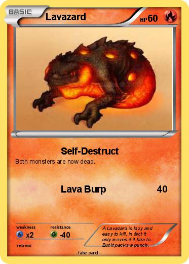 Pokemon Lavazard