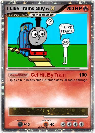 Pokemon I Like Trains Guy