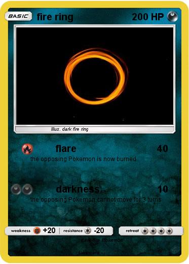 Pokemon fire ring