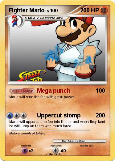 Pokemon Fighter Mario