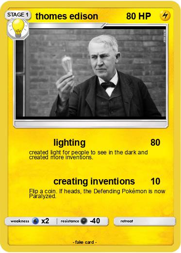 Pokemon thomes edison