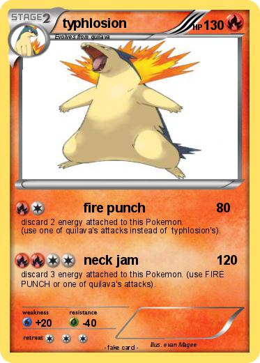 Pokemon typhlosion