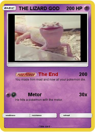 Pokemon THE LIZARD GOD