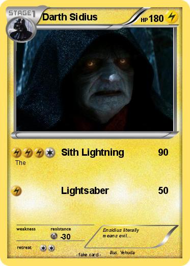 Pokemon Darth Sidius