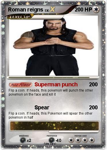 Pokemon Roman reigns